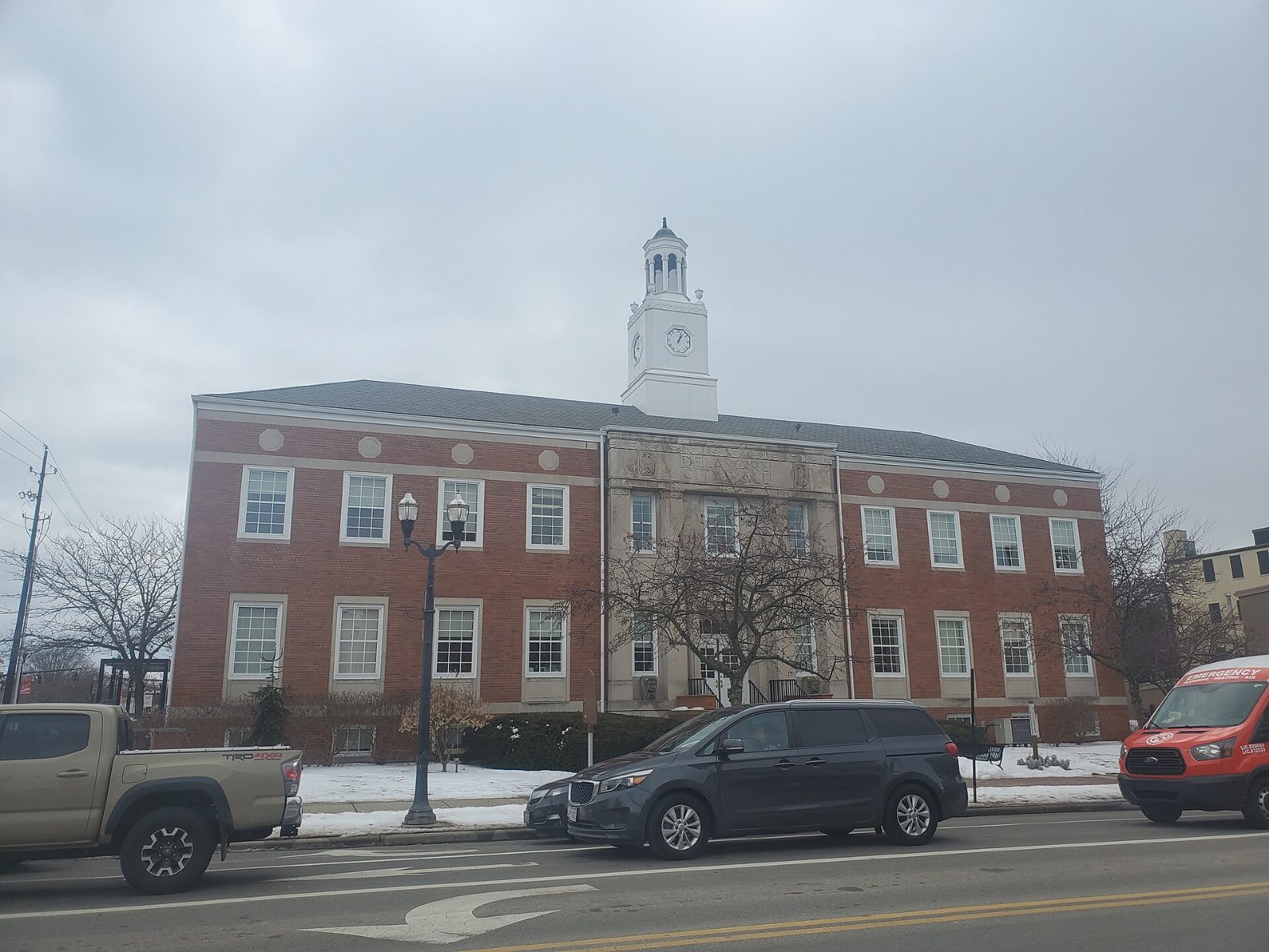 Historic buildings in the downtown district of Delaware, Ohio