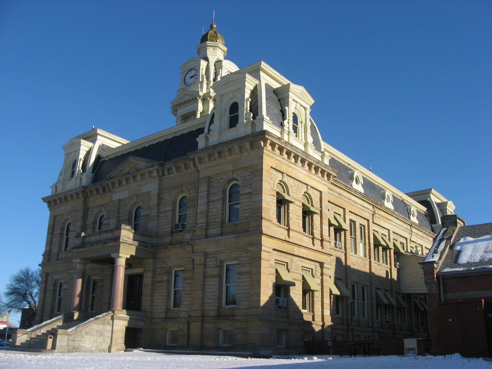 The historic Madison County Courthouse in London, Ohio